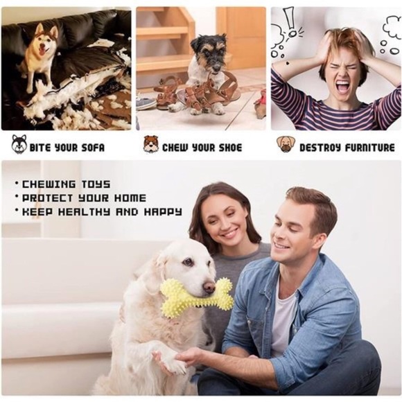 Dog Chew Toys for Puppy Teething - 20 Pack Indestructible Pet Dog Toys for Puppy - Picture 5 of 8